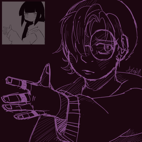 A drawing of my own Pokemon Trainer character, Oliver. His pose is referenced from the song 'Lagtrain'
				by inabakumori.